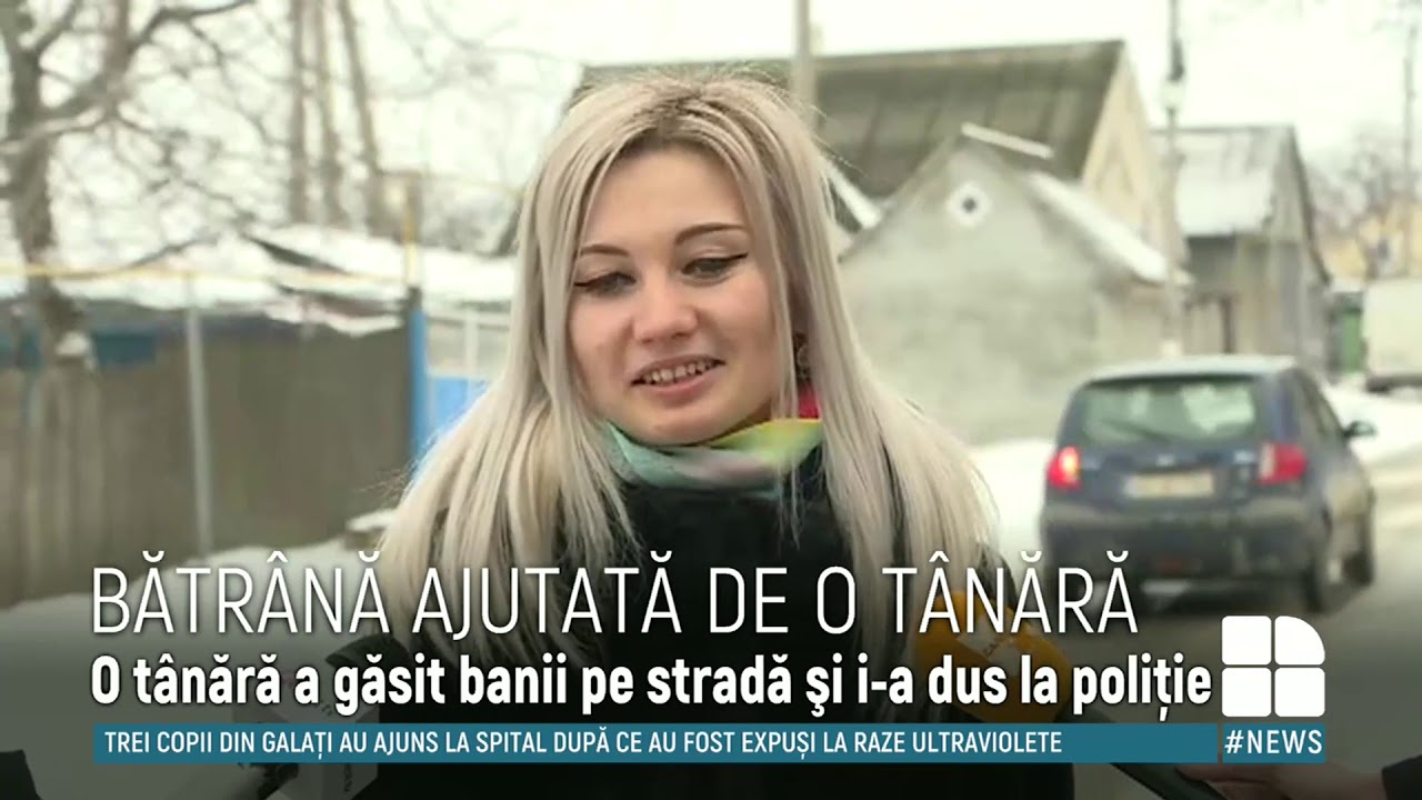 O bătrână din raionul Nisporeni și-a recuperat banii pierduți în stradă, datorită unei tinere