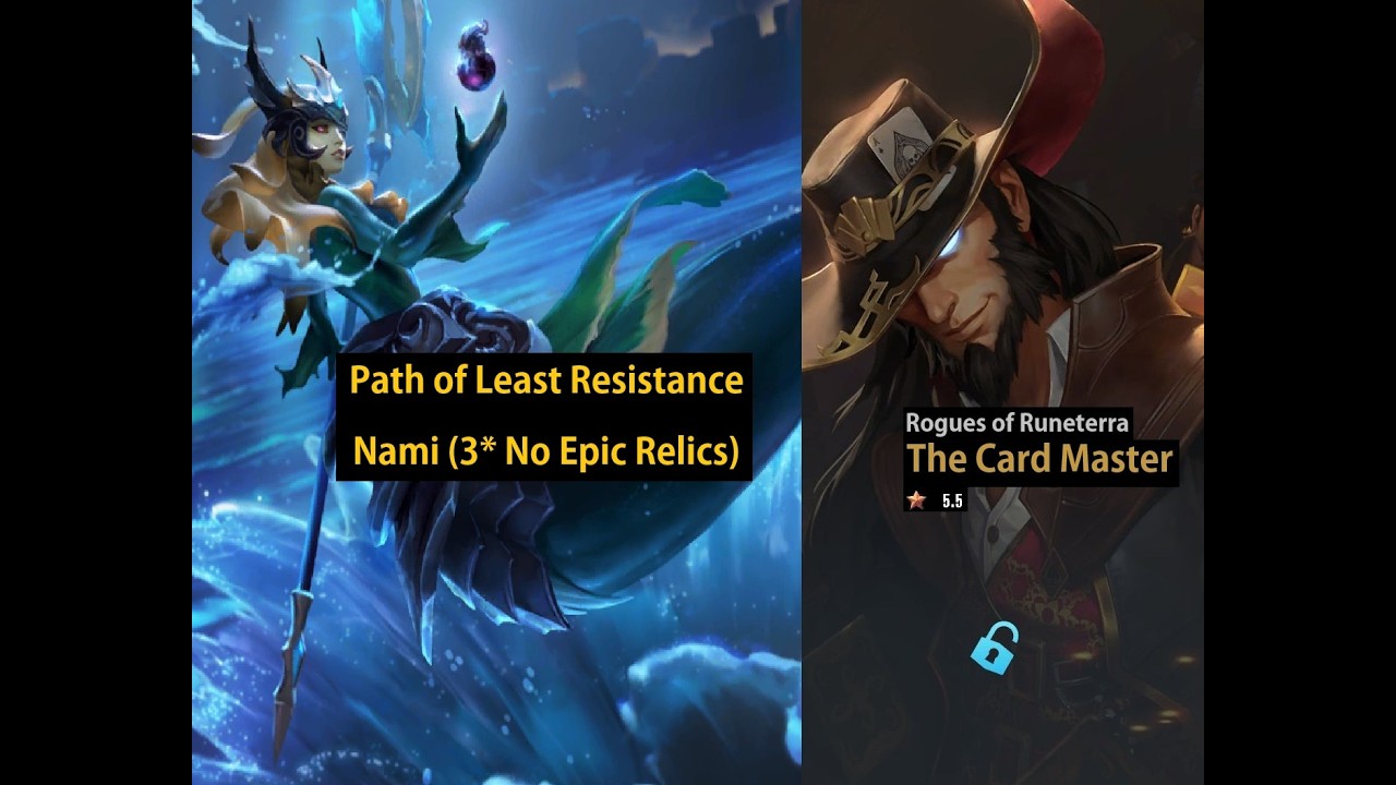 Nami vs Twisted Fate (3 star No epic) - The Card Master - Rogues of Runeterra