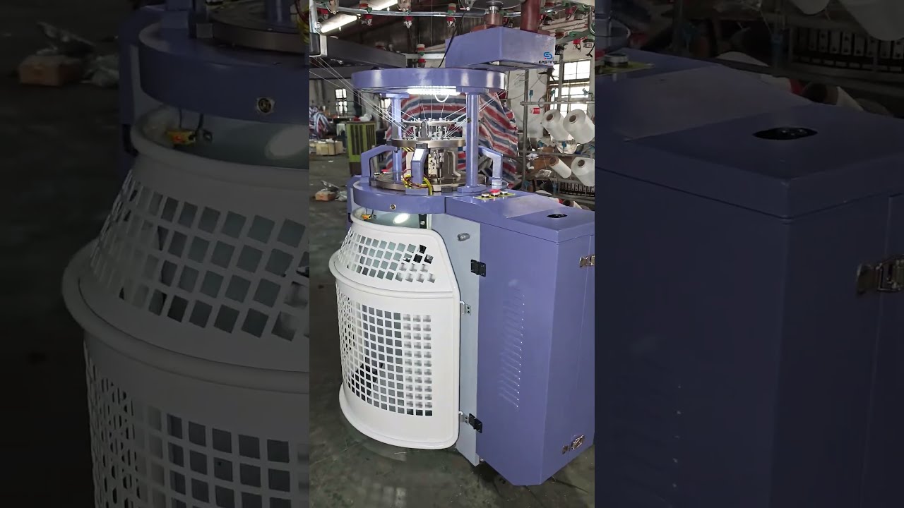 An eye-catching circular knitting machine#eastino #knittingmachines