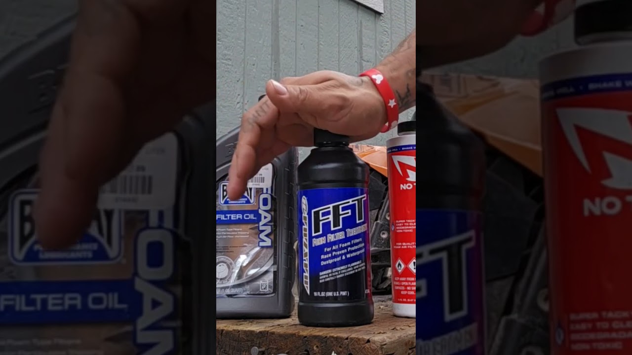 foam air filter oils 