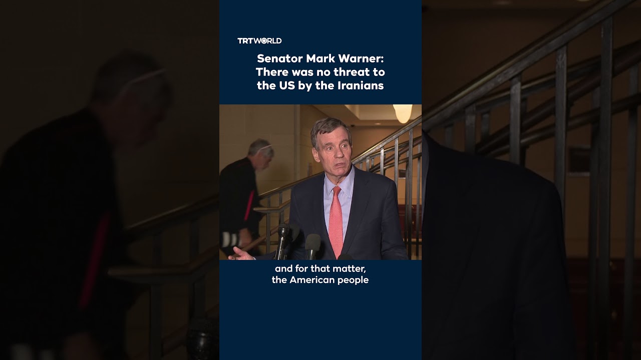 Сенатор Марк Уорнер: Иранцы не представляли угрозы для США.