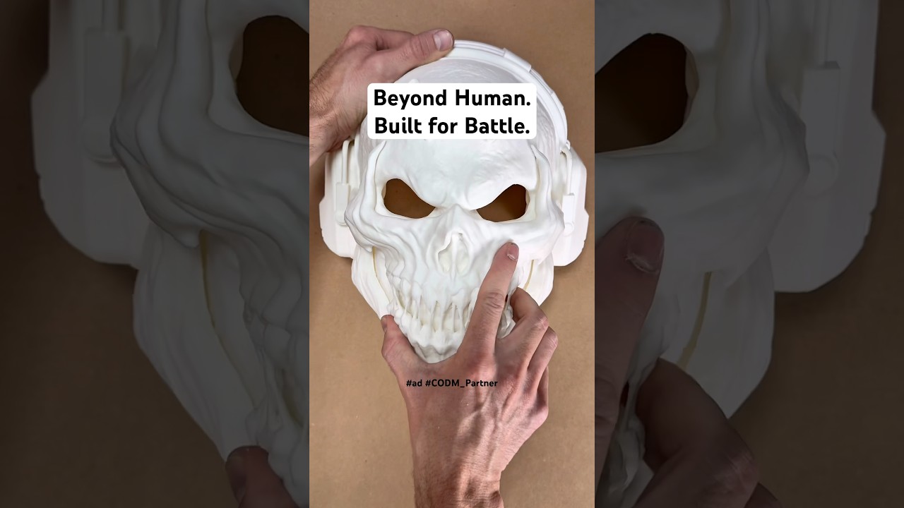 I Made the Return of the Mythic Ghost IRL 🔥 | Beyond Human. Built for Battle #ad #codm_partner #art