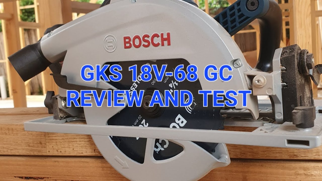 Bosch GKS 18V-68 GC Review and Test