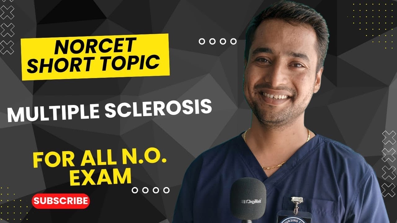 Multiple Sclerosis Explained for NORCET Exam | MS Nursing Notes | Nursing Officer AIIMS