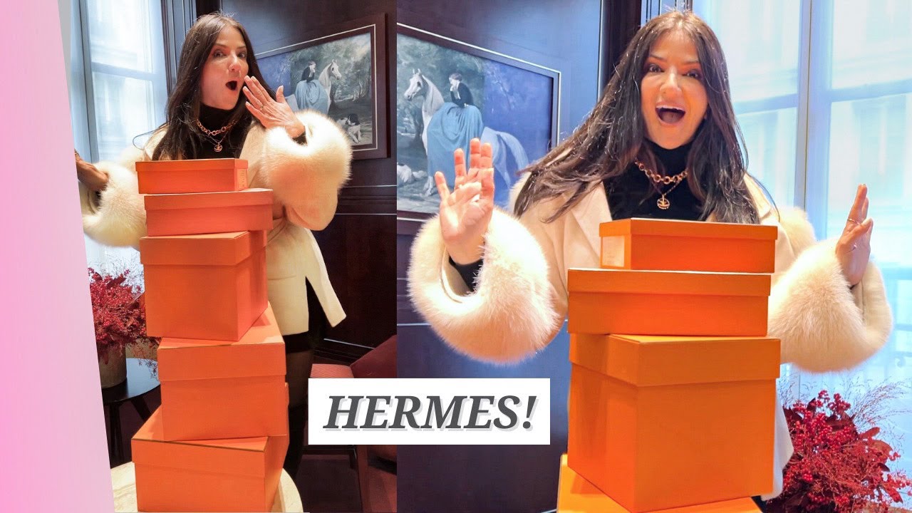 Hermes Dream! Paris Luxury Shopping for Christmas!