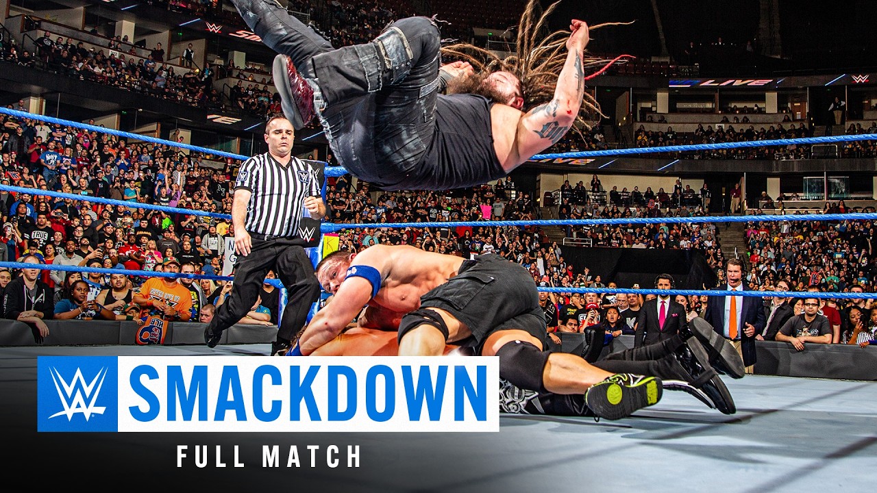 FULL MATCH: Bray Wyatt vs. John Cena vs. AJ Styles | WWE Title Triple Threat Match