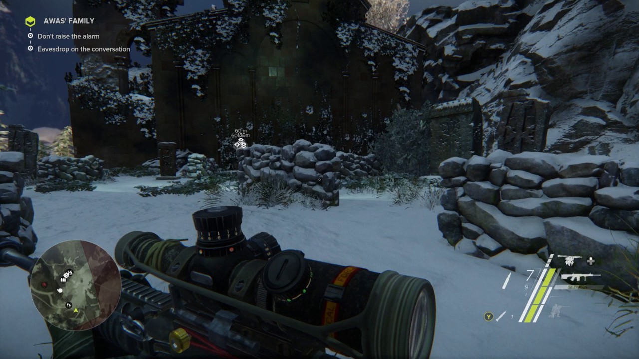 Sniper Ghost Warrior 3 Eavesdrop on Conversation Awas Family Mission