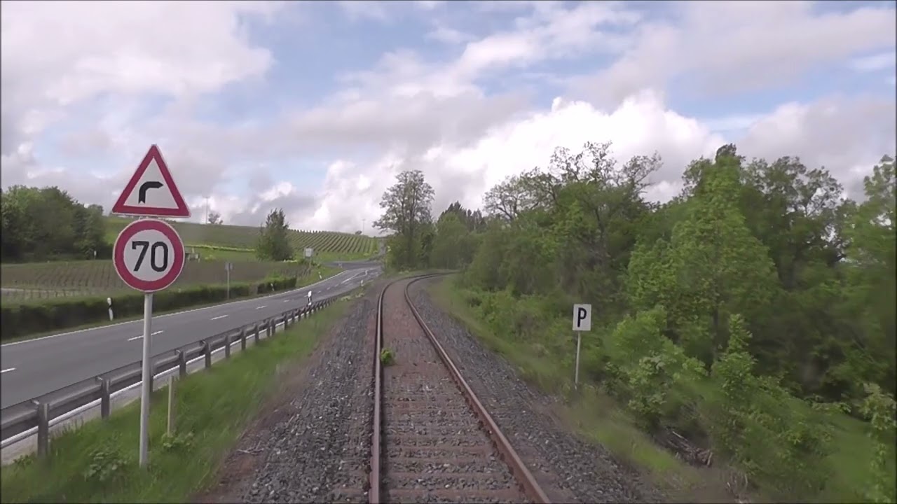 Führerstandsmitfahrt Volkach-Astheim - Seligenstadt (b Würzburg)