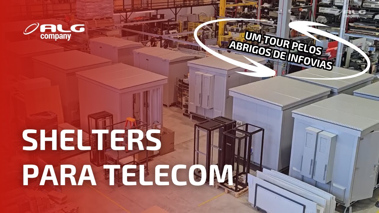 Tour da ALGcompany: Como é um Shelter de Infovias por dentro?