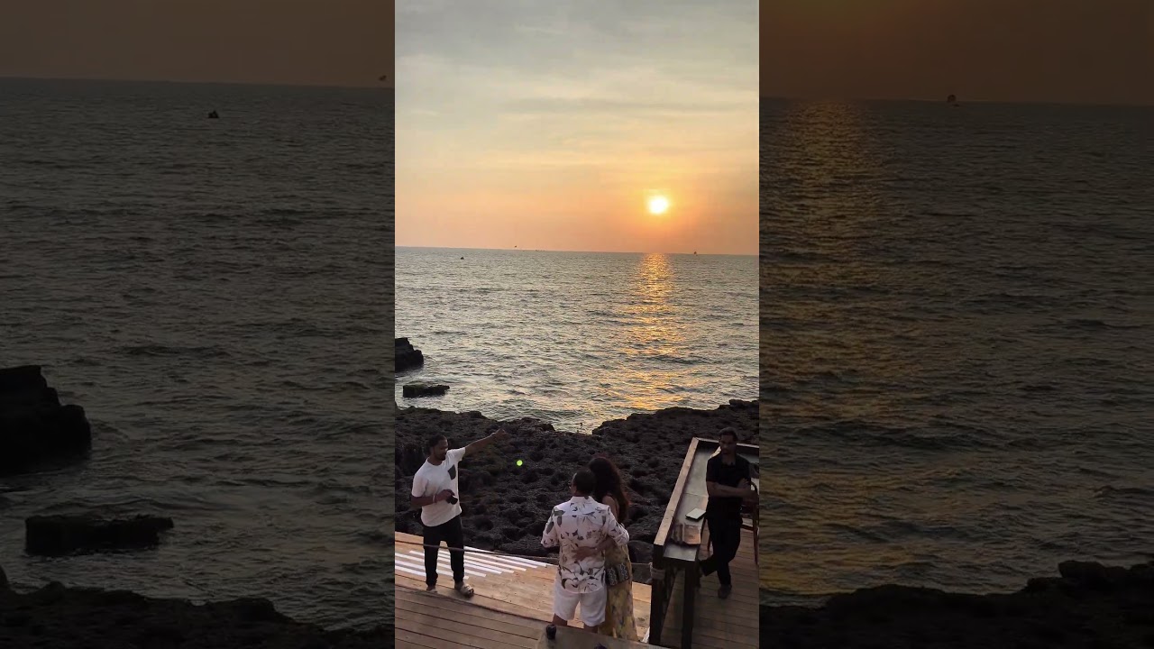 Sundowner party at Mayan beach club, Goa. #goa #sunset #sundowners #beach