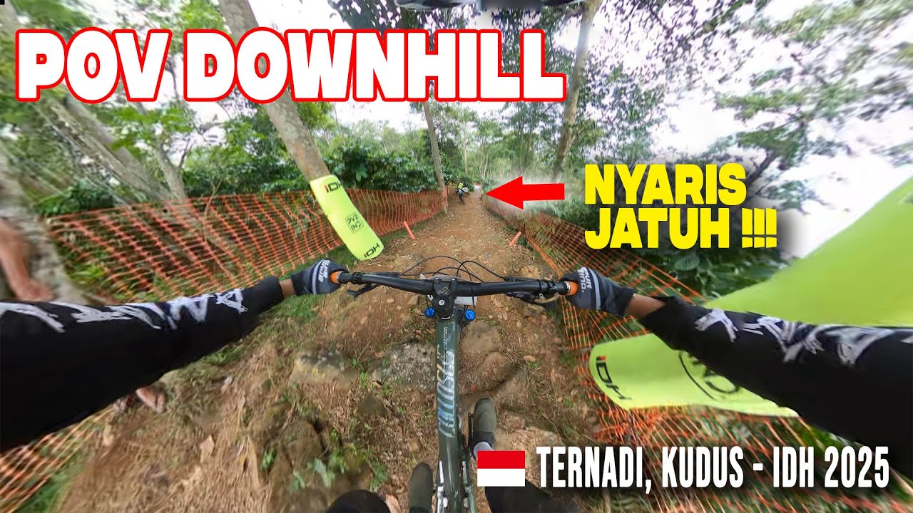 BALAP DOWNHILL GILA DI TERNADI! | POV Race Indonesian Downhill 2025 Kudus