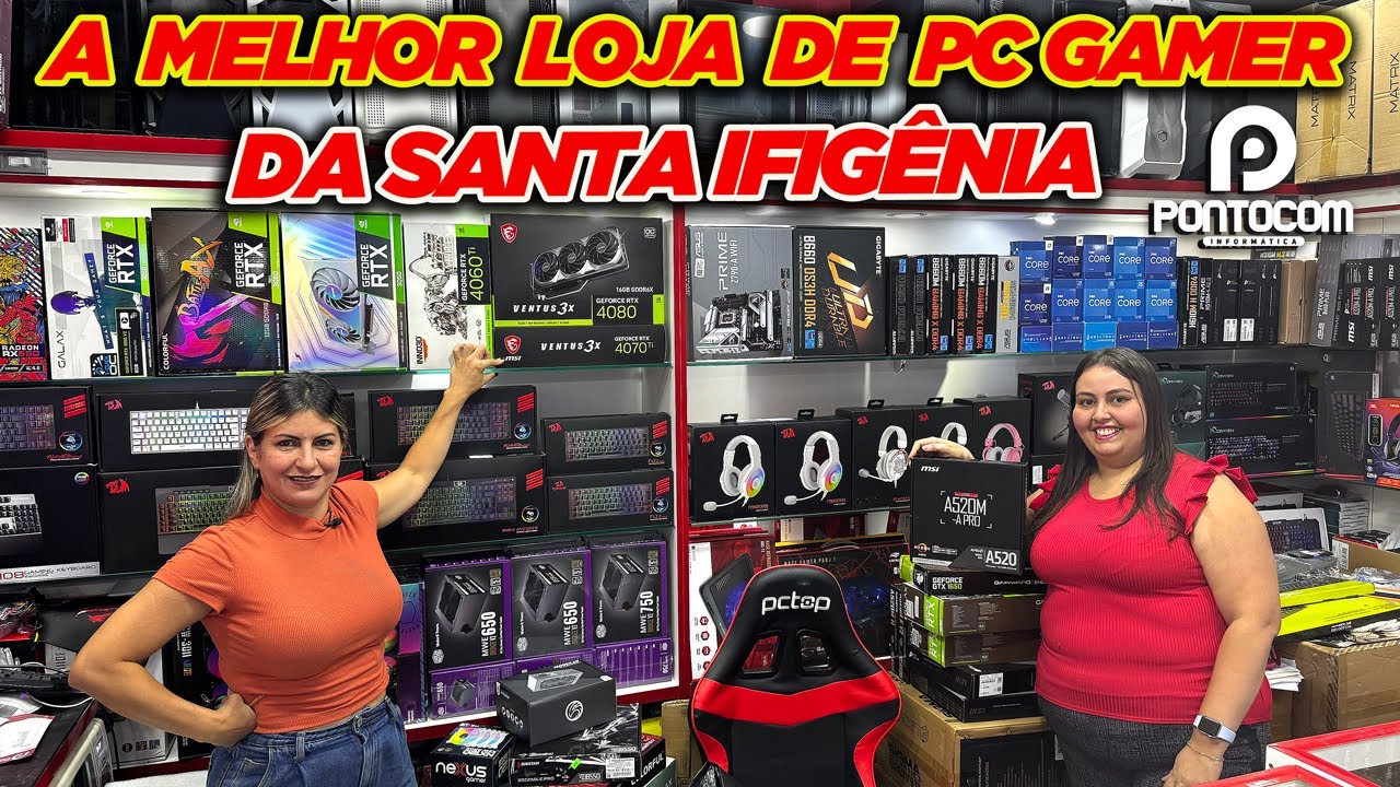 A MELHOR LOJA DE PC GAMER DA SANTA EFIGÊNIA - PONTOCOM INFORMÁTICA