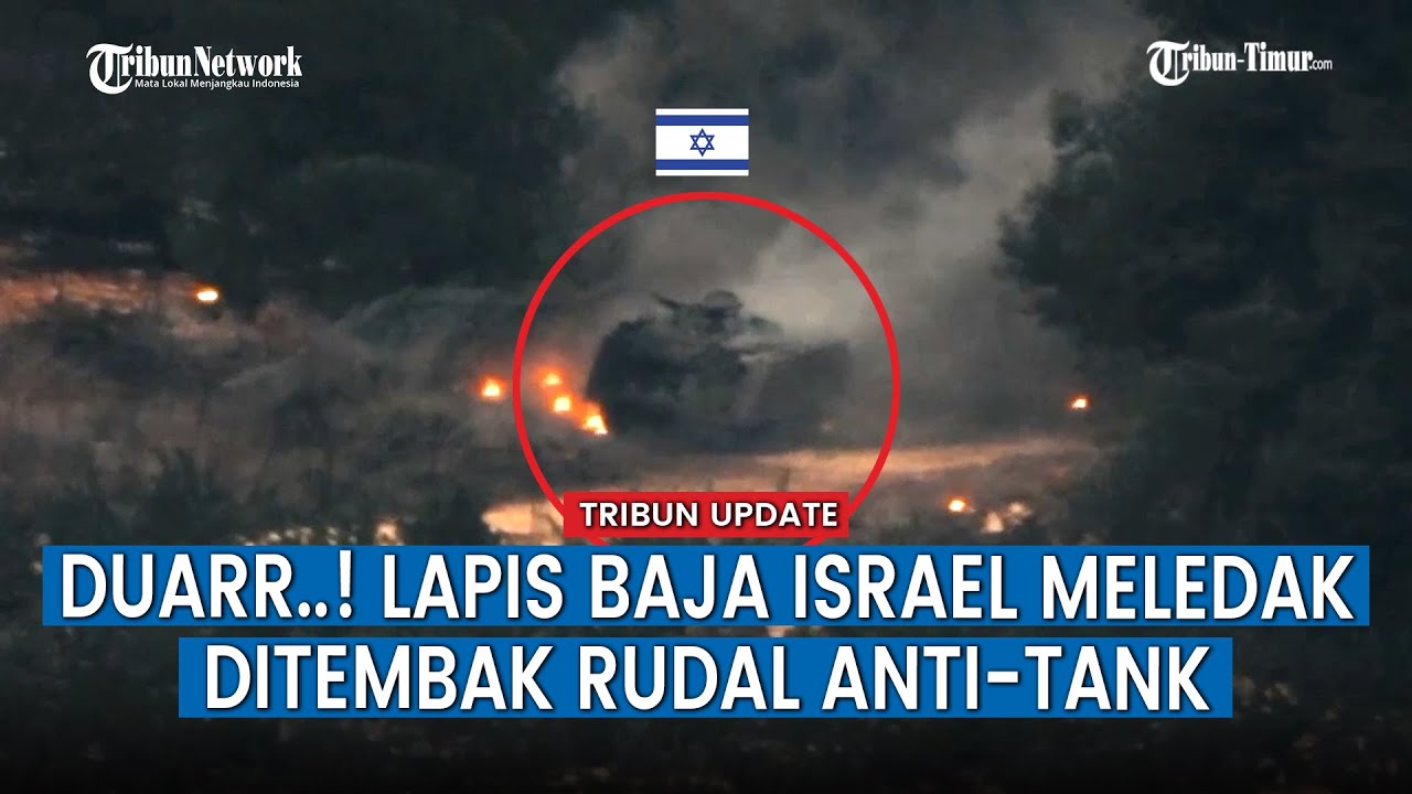 Kelompok Hizbullah Hancurkan Pengangkut Personel Lapis Baja Israel dengan Rudal Anti-tank