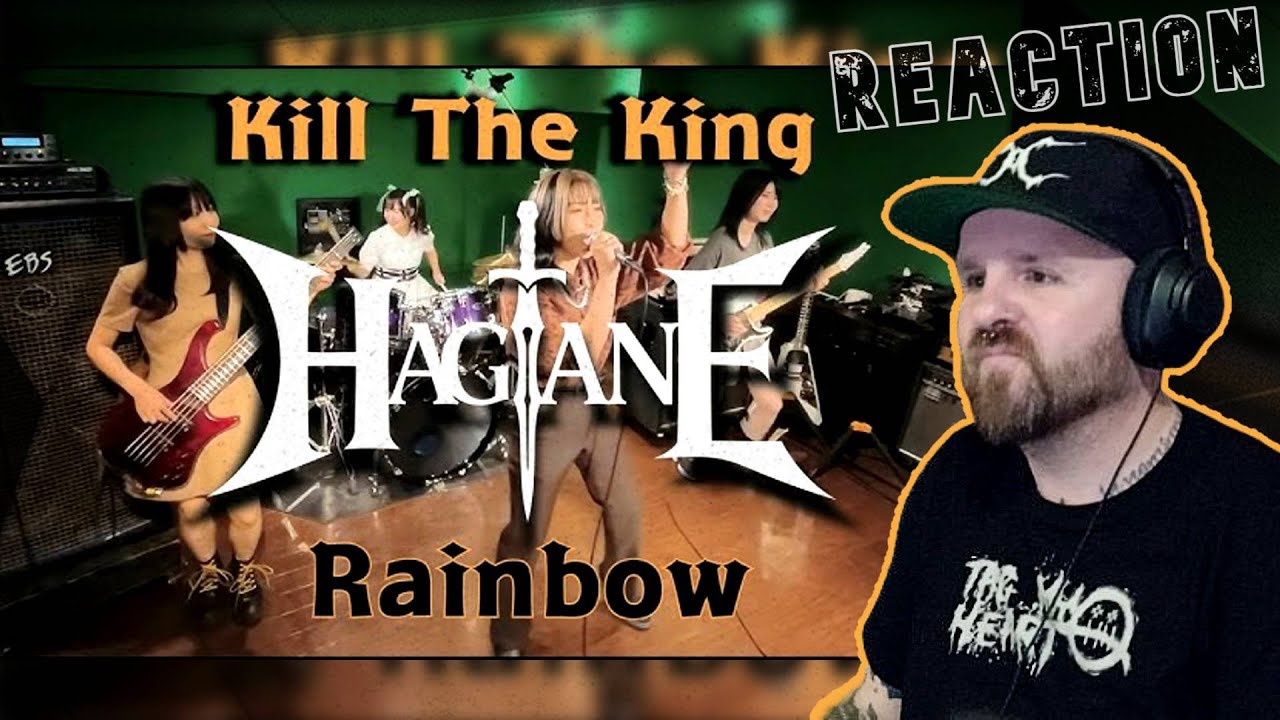ALL FEMALE ASIAN HEAVY METAL | HAGANE plays RAINBOwS's Kill The King | Reaction