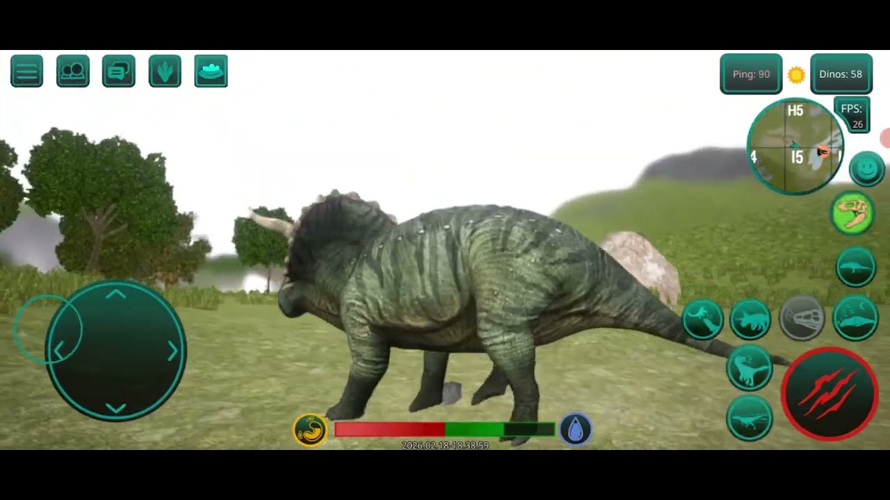 Jogando de triceratops! (The cursed isle)
