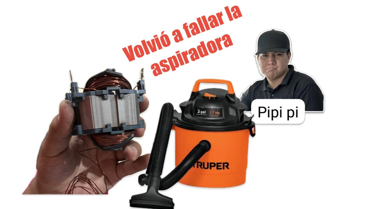 Reparando aspiradora (falla en bobinado)