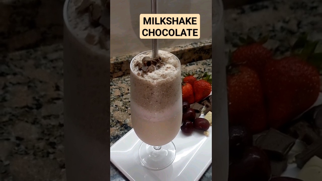 MILKSHAKE CHOCOLATE rápido y fácil 