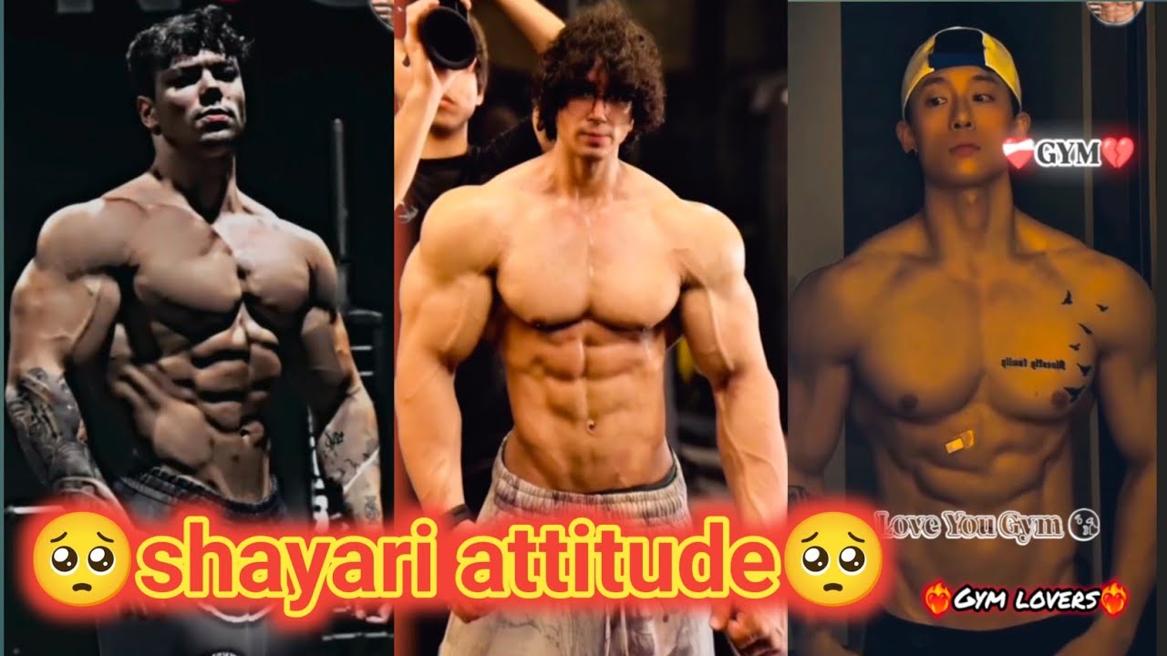 🥺gym attitude status 🍁gym shayari🍂gym video 💪gym attitude song🔥gym lover💫gym lover song👿motivitonl❌