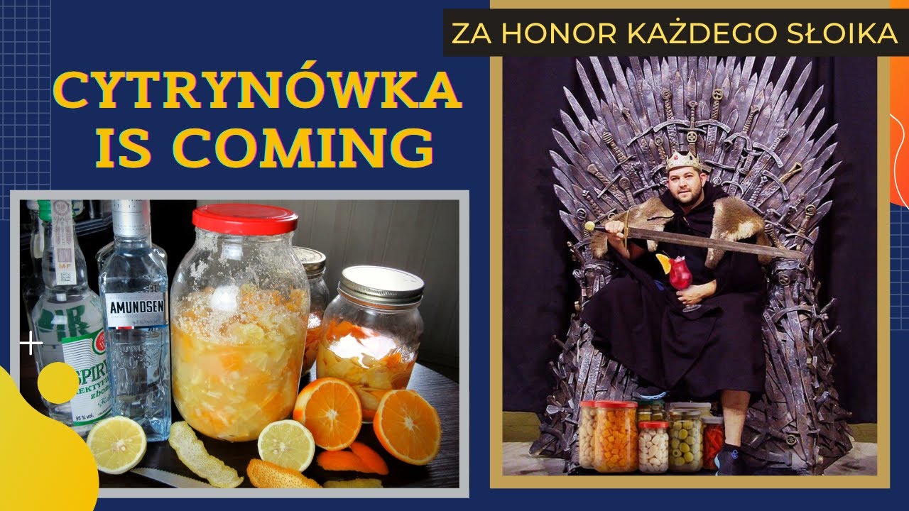 Jak zrobić BOSKĄ CYTRYNÓWKĘ🍋? Lepsza od LIMONCELLO! Przepis od barmana.