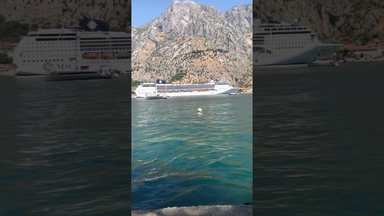 180 Adriatic Riviera Beach Scene, Muo, Montenegro! #beach #summer #adriatic #mediterranean #travel