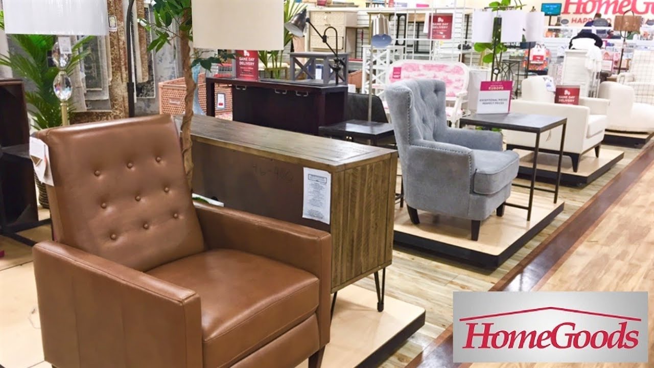 HOMEGOODS (4 DIFFERENT STORES) FURNITURE SOFAS CHAIRS DECOR SHOP WITH ME SHOPPING STORE WALK THROUGH