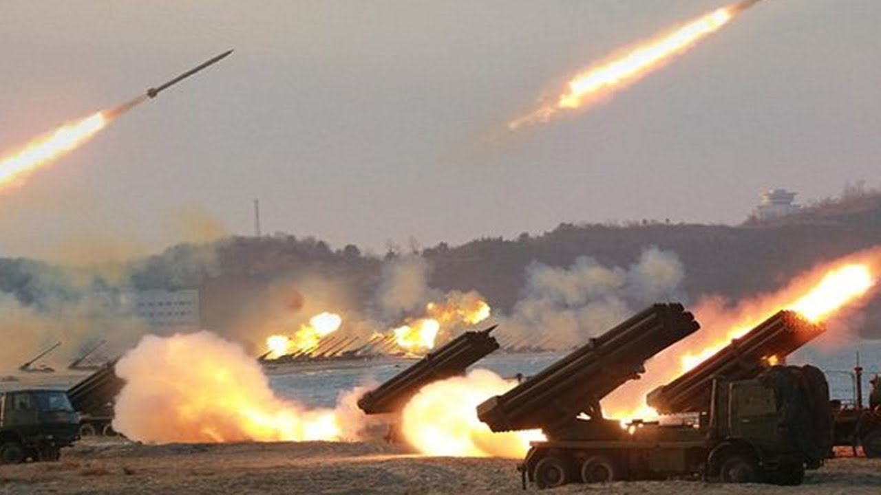 Crazy Videos BM-21 Grad Large Scale Massive Fire