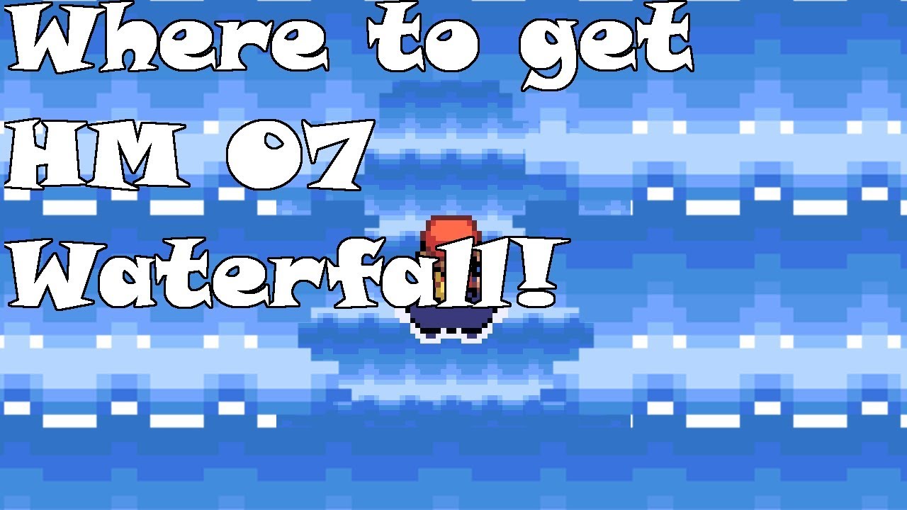 How to get HM 07 Waterfall in Pokemon Shiny Gold Sigma