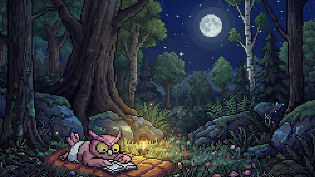 Read deeply… the forest night holds your attention
