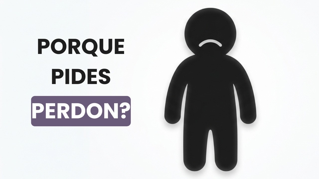 La psicologia de las personas que siempre piden perdon