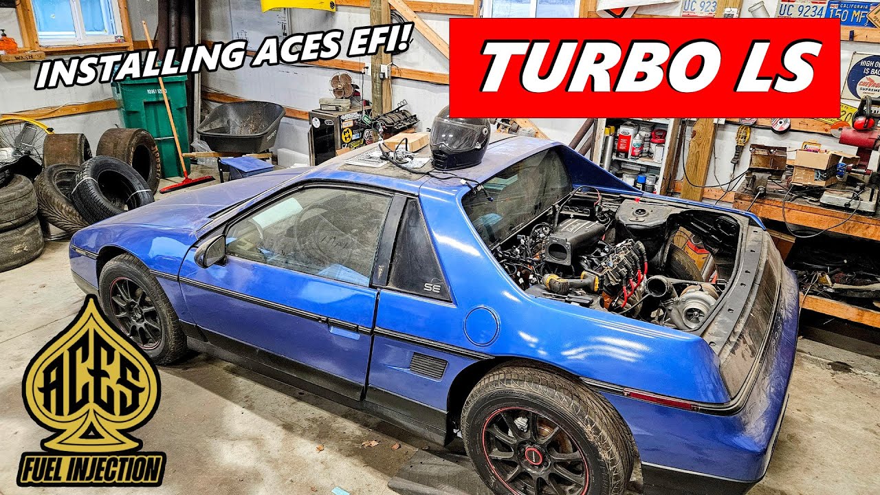 Installing Aces Jackpot EFI System on the TURBO LS4 Fiero!
