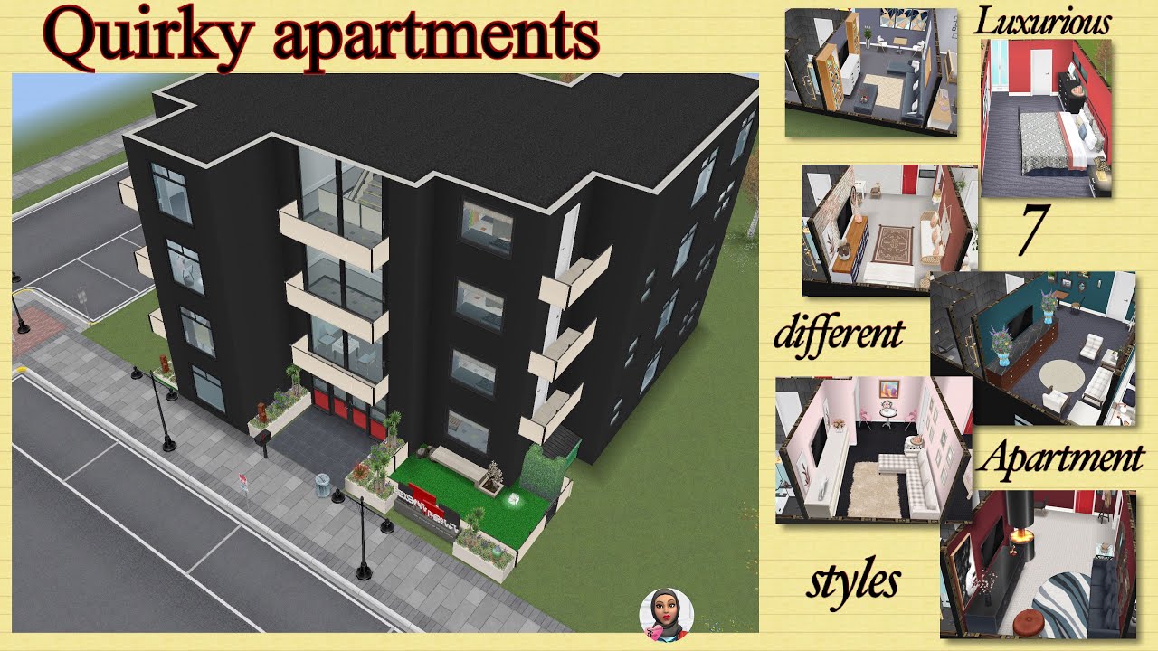 Sims Freeplay✨ House tour✨ Quirky apartments✨