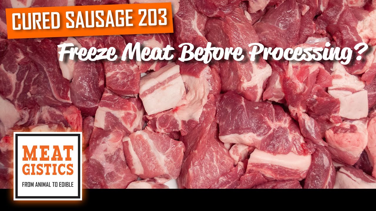 Freeze Meat Before Processing? - Cured Sausage: 203