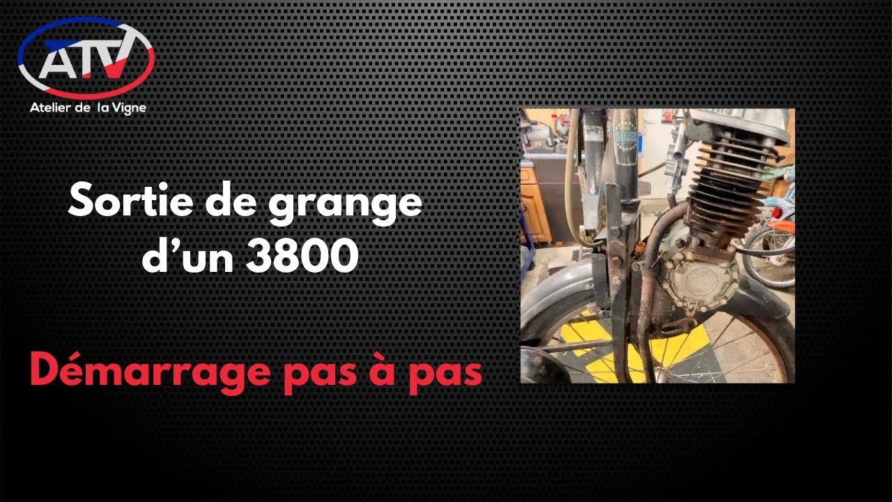 Sortie de grange d'un 3800 : le redémarrage pas à pas