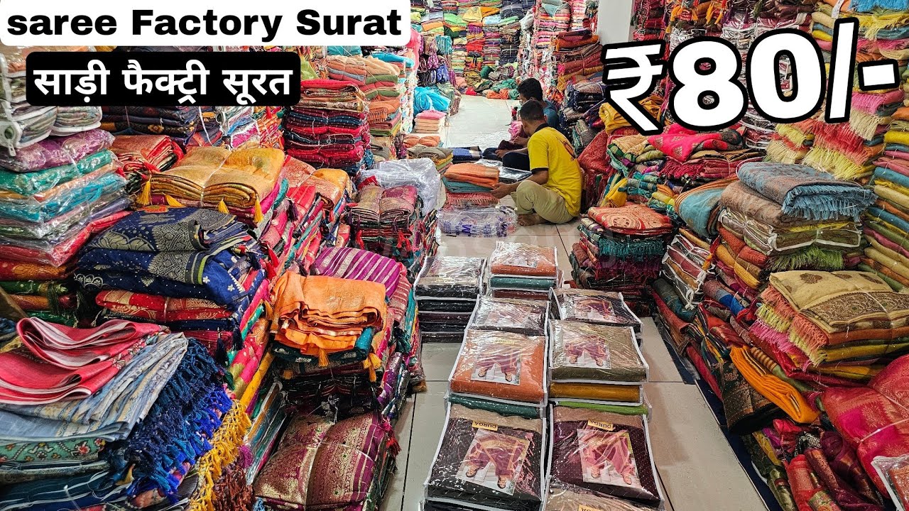 Heavy saree manufacturer in surat | saree factory surat | Saree wholesale market Tarun Fab VANSHMJ
