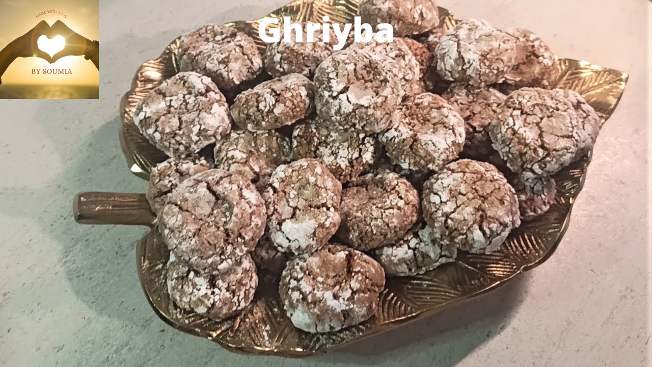 Ghriyba cacahouètes et noix de coco