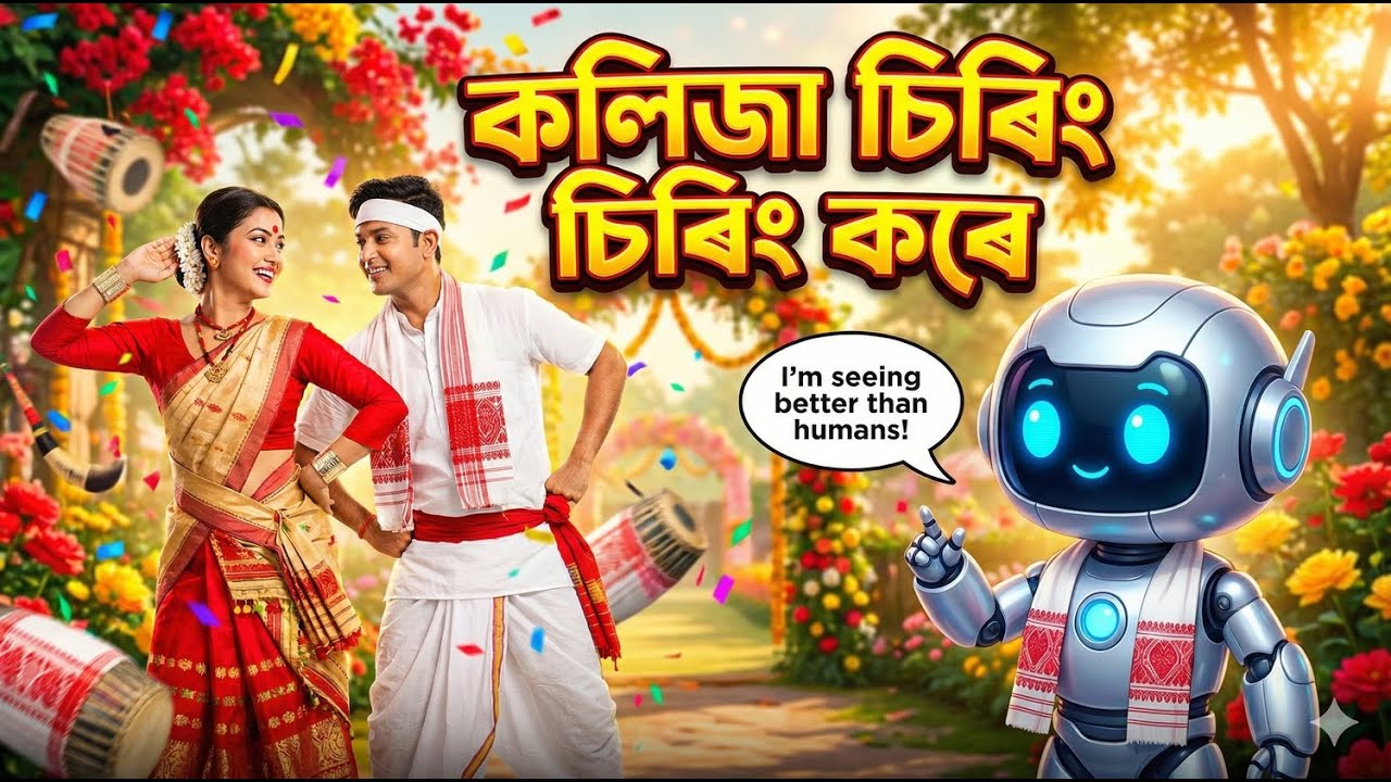 কলিজা চিৰিং চিৰিং কৰে Kolija Chiring Chiring Kore |কৃত্ৰিম বুদ্ধিমত্তাৰে সাজি উঠা AI Bihu Video 2026