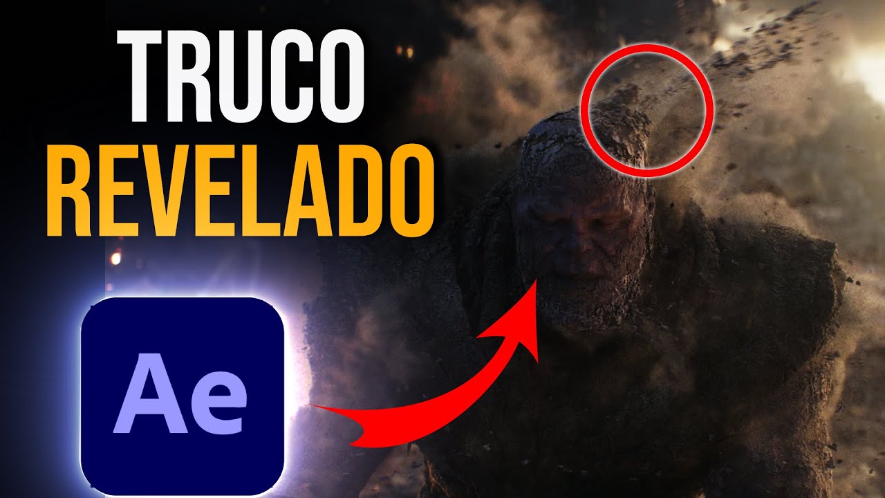 🟣Como Hacer el Efecto Desintegracion en Particulas de Thanos en  After Effects