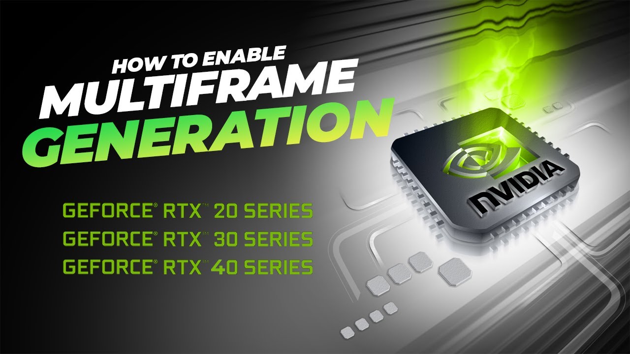 Как включить многокадровую генерацию на видеокартах серий RTX 20, 30 и 40 | Учебное пособие по DL...