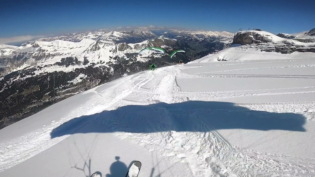 speedriding  diablerets  glacier 3000