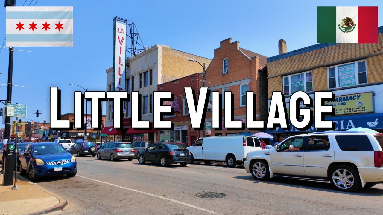 Little Village, CHICAGO Neighborhood Tour | La Villita Recorrido Virtual 4K
