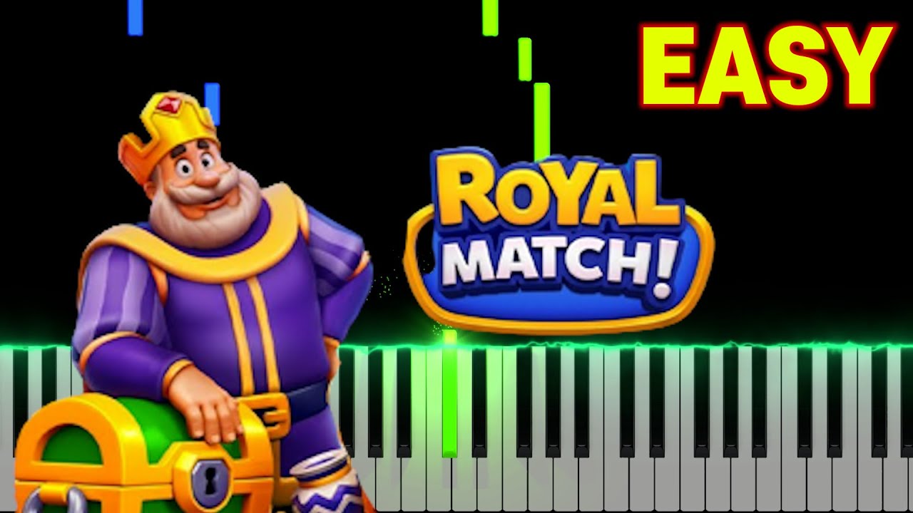Royal Match - Gameplay Theme 1 | EASY Piano Tutorial