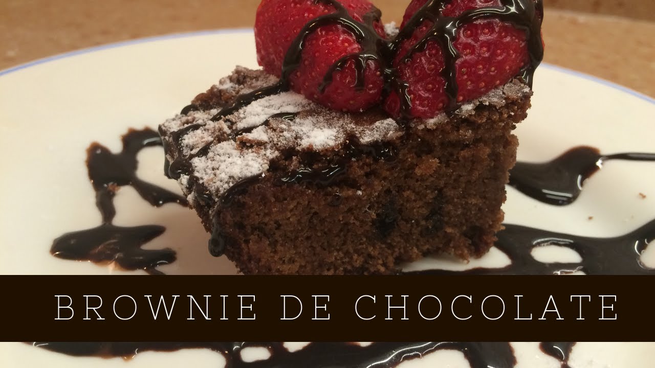 BROWNIE DE CHOCOLATE | Delicioso y fácil