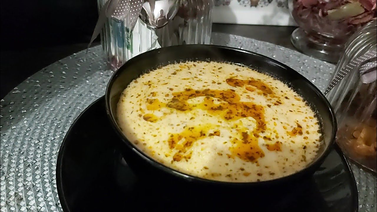 شوربة اللبن التركية بالشعيرية لسان العصفور Şehriyeli yoğurt Çorbası 👍🤗 وصفات رمضانية