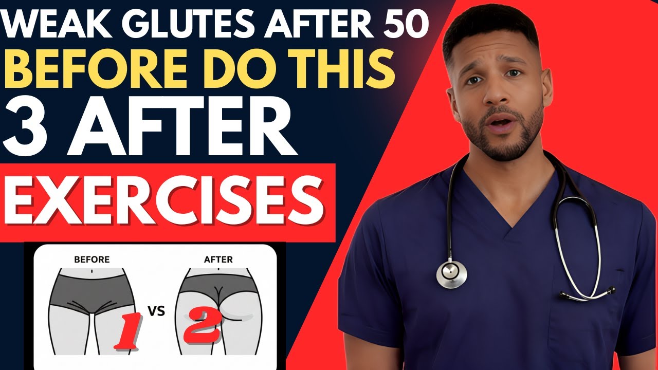 Over 50? 3 Glute Exercises Are Better Than Squats| Doctor Explains: