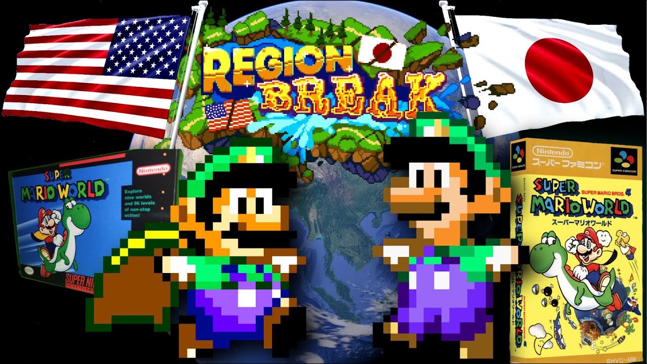 Japanese Mario World is VERY Different - Region Break