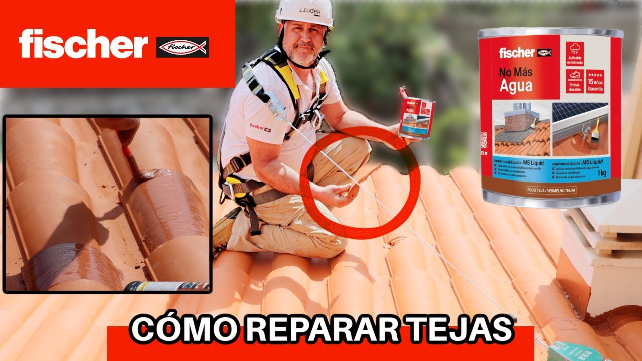 Repara una teja del techo ¡al instante! ¡Increíble truco con MS-líquido!
