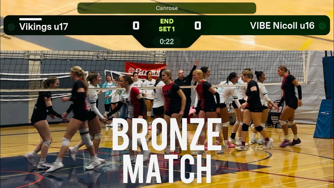 Vikings u17 vs VIBE Nicoll u16 l Bronze Match - Vikings Volleyball Tournament 01-03-2026