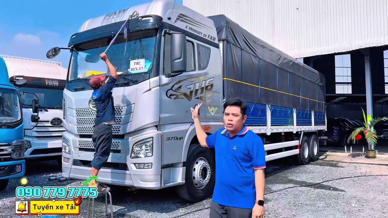 TUYẾN XE TẢI - CẬP NHẬP XE TẢI FAW JH6  4 CHÂN ĐỜI 2026 XE SẴN GIAO NGAY