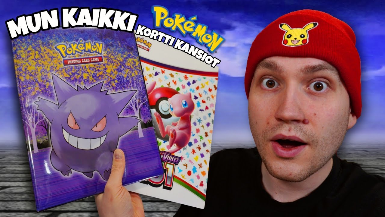 Kuinka monta POKEMON KORTTI kansiota mulla on??
