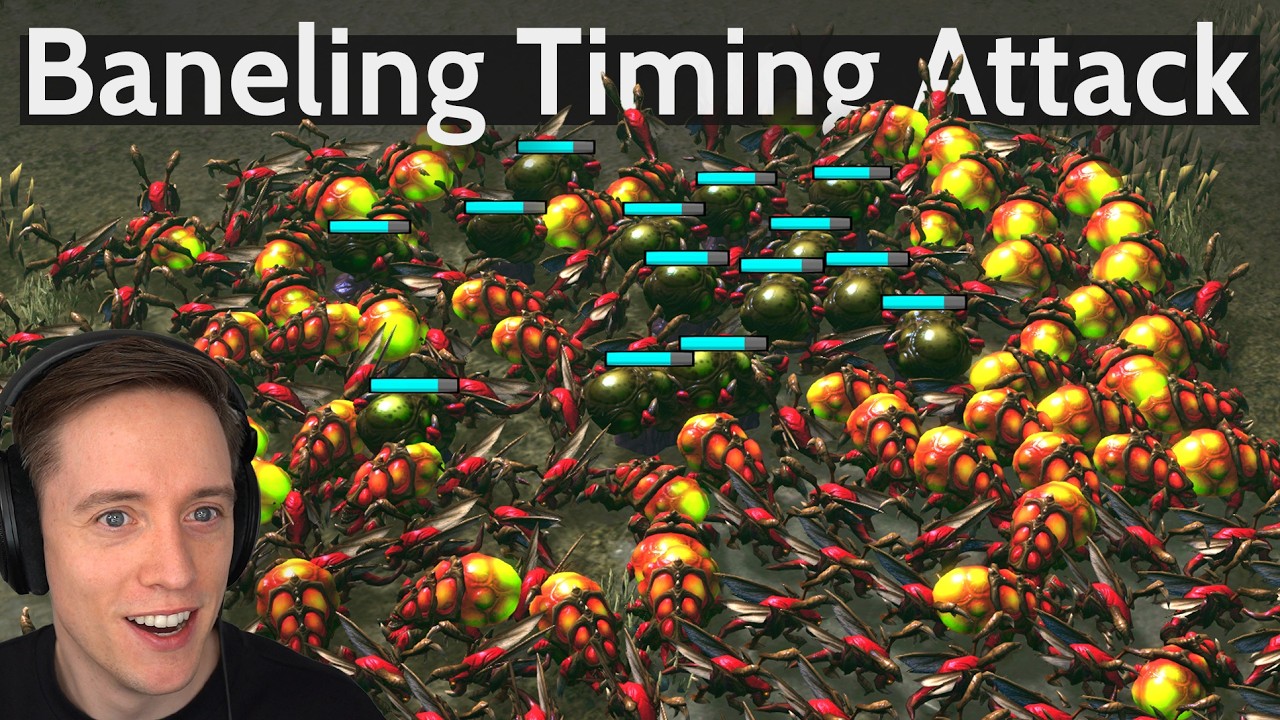 Solar's NEW Baneling Timing Attack! (vs herO)
